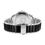 Tommy Hilfiger Sneaker Quartz Black Dial Two Tone Steel Strap Watch for Men - 1791619