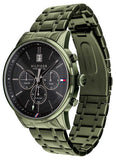 Tommy Hilfiger Quartz Black Dial Black Steel Strap Watch for Men - 1791634