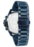 Tommy Hilfiger Bank Quartz Blue Dial Blue Steel Strap Watch for Men - 1791720