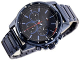 Tommy Hilfiger Mason Blue Dial Blue Steel Strap Watch for Men - 1791789