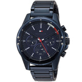 Tommy Hilfiger Mason Blue Dial Blue Steel Strap Watch for Men - 1791789