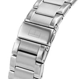 Tommy Hilfiger Trent Quartz Black Dial Silver Steel Strap Watch For Men - 1791805