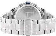 Tommy Hilfiger Blaze Chronograph Black Dial Silver Steel Strap Watch For Men - 1792029