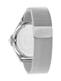 Tommy Hilfiger Blake Diamonds Silver Dial Silver Mesh Bracelet Watch for Women - 1782301