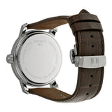 Tissot T Classic Bridgeport Silver Dial Jam Tangan Tali Kulit Coklat Untuk Pria - T097.410.16.038.00