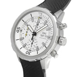 IWC Aquatimer Chronograph White Dial Black Rubber Strap Watch for Men - IW376801