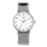 Tissot T Classic Everytime Medium White Dial Two Tone NATO Strap Watch for Women - T109.410.18.032.00