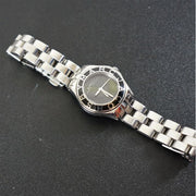 Marc Jacobs Blade Black Dial Silver Steel Strap Watch for Women - MBM3059