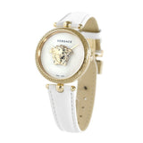 Versace Palazzo Empire White Dial White Leather Strap Watch for Women - VCO040017