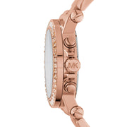 Michael Kors Dylan Rose Gold Dial Rose Gold Steel Strap Watch for Women - MK5412