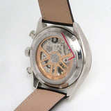 Tag Heuer Carrera Chronograph White Dial Brown Leather Strap Watch for Men - CBN2013.FC6483