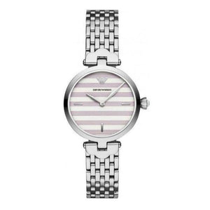 Emporio Armani Arianna Analog White Dial Silver Steel Strap Watch For Women - AR11195