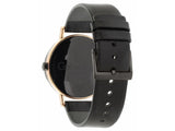 Calvin Klein Boost Black Dial Black Leather Strap Watch for Men - K7Y21TCZ