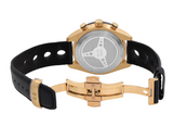 Tissot PRS 516 Chronograph Black Dial Jam Tangan Tali Kulit Hitam Untuk Pria - T100.417.36.051.00