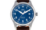 IWC Pilots Watch Mark XVII Edition Le Petit Prince Blue Dial Brown Leather Strap Watch for Men - IW326506