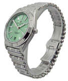 Breitling Chronomat Automatic 36 Green Dial Silver Steel Strap Watch for Women - A10380101L1A1