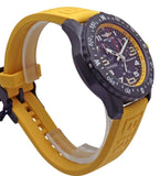 Breitling Endurance Pro Black Dial Yellow Rubber Strap Watch for Men - X82310A41B1S1