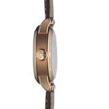 Jam Tangan Tissot Chemin Des Tourelles Powermatic 80 Lady Silver Dial Brown Leather Strap Untuk Wanita - T099.207.36.037.00