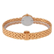 Tissot T Lady Lovely Mother of Pearl Dial Rose Gold Steel Strap Watch For Women - T058.009.33.111.00
