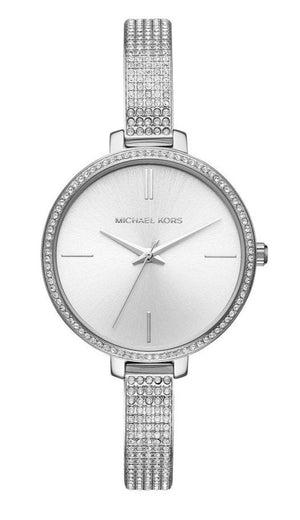Michael Kors Jaryn Quartz Silver Dial Silver Steel Strap Watch For Women - MK3783