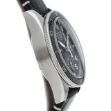 Tag Heuer Autavia Chronometer Flyback Automatic Chronograph Black Dial Black Leather Strap Watch for Men - CBE511A.FC8279