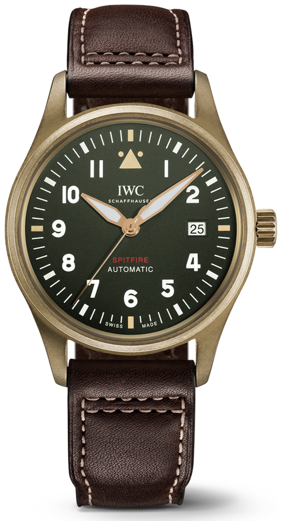IWC Pilot Spitfire Automatic Green Dial Men's Watch IW326802 7613375191230  - Watches, Pilot - Jomashop