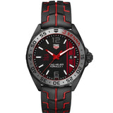 Tag Heuer Formula 1 Senna Special Edition Black Dial Two Tone Rubber Strap Watch for Men - WAZ1014.FT8027