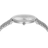 Michael Kors Charley Quartz Silver Dial Silver Steel Strap Watch for Women - MK4398