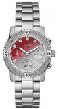 Guess Confetti Diamonds Silver Dial Silver Steel Strap Watch for Women - W0774L7