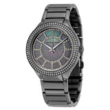 Michael Kors Kerry Gunmetal Dial Steel Strap Watch for Women - MK3410