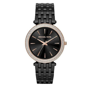 Michael Kors Darci Black Dial Black Steel Strap Watch for Women - MK3407