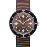 Breitling Superocean Heritage '57 Outerknown Brown Dial Brown NATO Strap Watch for Men - A103703A1Q1W1