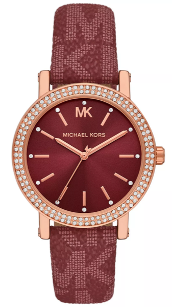 Michael Kors Crystal Face Watch with Leather Strap and Ring Michael Kors Darrington MK4887 Watch • EAN: 4064092326505  main image 2