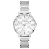 Michael Kors Addyson White Dial Silver Steel Strap Watch for Women - MK4714