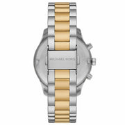 Michael Kors Berkley Chronograph Silver Dial Two Tone Steel Strap Watch For Women - MK7415