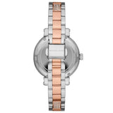 Michael Kors Sofie Crystals Glitz Rose Gold Dial Two Tone Steel Strap Watch For Women - MK4446