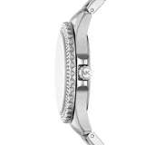 Michael Kors Everest Three hand Silver Dial Silver Steel Strap Watch For Women - MK7403