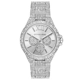 Michael Kors Camille Multifunction Crystals Silver Dial Silver Steel Strap Watch for Women - MK6957