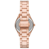 Michael Kors Lauryn Three-Hand Crystals Rose Gold Dial Rose Gold Steel Strap Watch for Women - MK4736