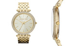 Michael Kors Darci Gold Dial Gold Stainless Steel Strap Watch for Women - MK3216