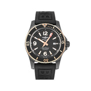 Breitling Superocean Automatic 46mm Black Dial Black Rubber Strap Watch for Men - U17368221B1S1