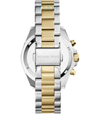 Michael Kors Bradshaw Chronograph Silver Dial Two Tone Steel Strap Watch For Women - MK5912