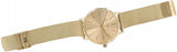 Armani Exchange Lola Analog Gold Dial Gold Mesh Strap Watch For Women - AX5536