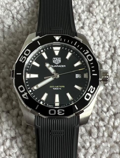 Tag Heuer Aquaracer Black Dial Watch for Men