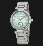 Michael Kors Skylar Quartz Blue Dial Silver Steel Strap Watch For Women - MK5988