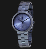 Michael Kors Garner Chronograph Quartz Blue Dial Blue Steel Strap Watch For Women - MK6410