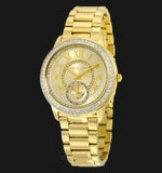 Michael Kors Madelyn Quartz Gold Dial Gold Steel Strap Watch For Women - MK6287