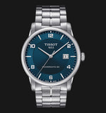 Tissot Luxury Powermatic 80 Blue Dial Silver Steel Strap Jam Tangan Untuk Pria - T086.407.11.047.00