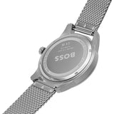 Hugo Boss Sophio Blue Dial Silver Mesh Bracelet Watch for Men - 1513942