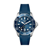 Tag Heuer Aquaracer Professional 300 GMT Automatic Blue Dial Blue Rubber Strap Watch for Men - WBP2010.FT6198